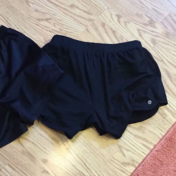 2 pair of athletic shorts in size medium, both black - Picture 10 of 13